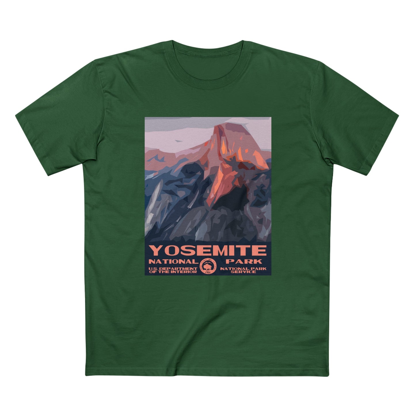 Yosemite National Park T-Shirt - WPA Poster Design