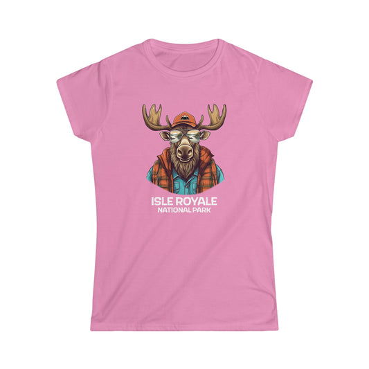 Isle Royale National Park Women's T-Shirt - Cool Moose