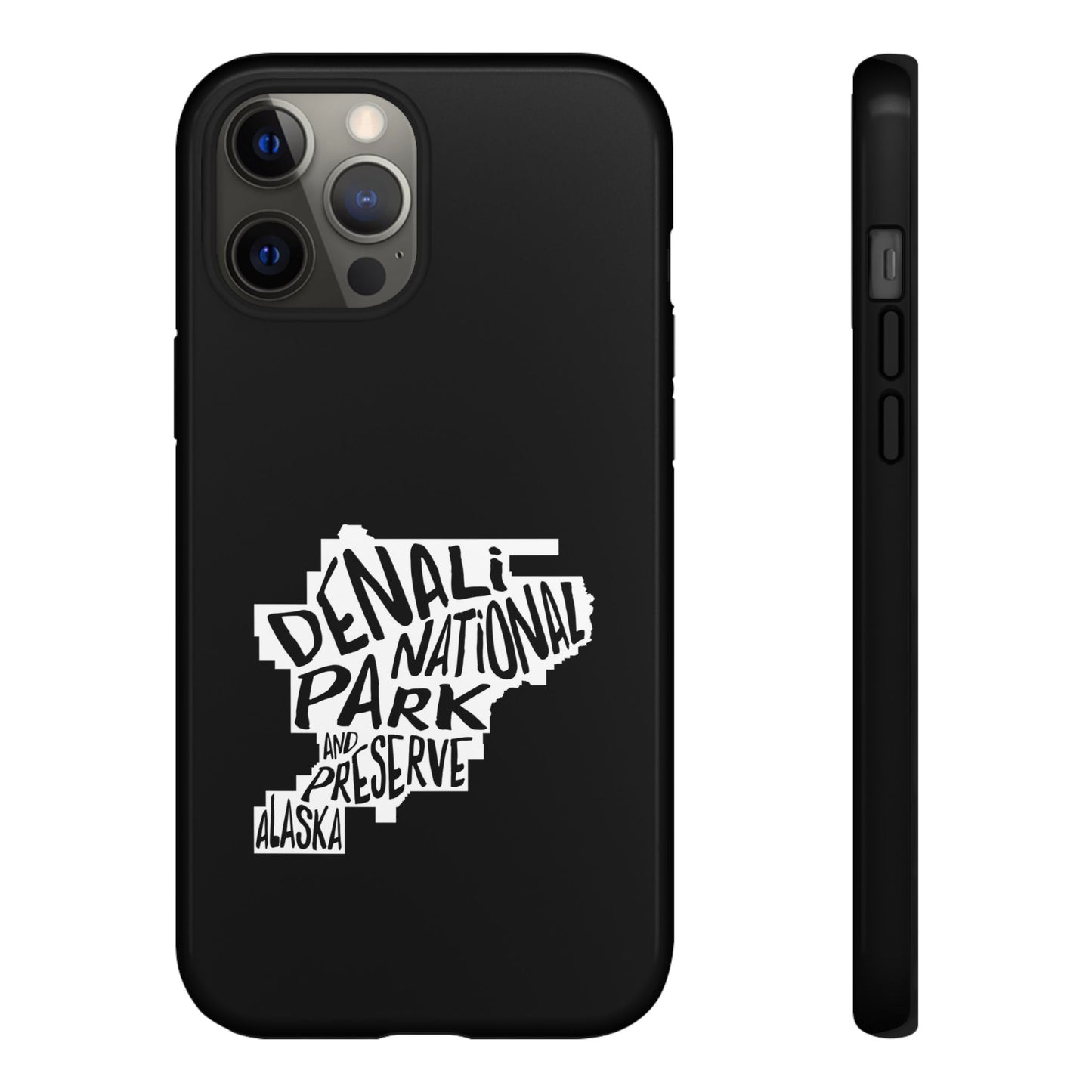 Denali National Park Phone Case - Map Design