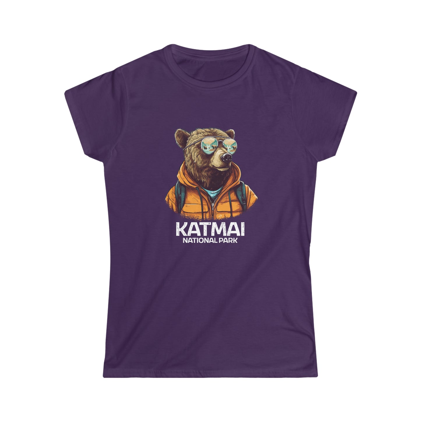 Katmai National Park Women's T-Shirt - Cool Grizzly Bear