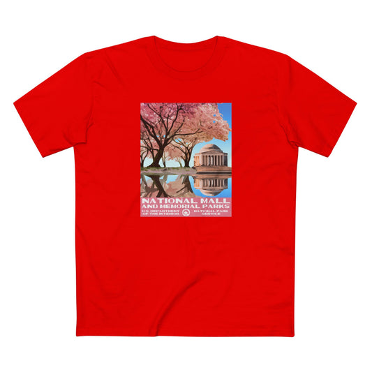 National Mall Washington DC T-Shirt in Red