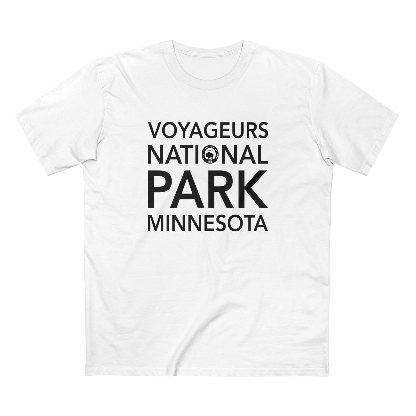 Voyageurs National Park T-Shirt Block Text