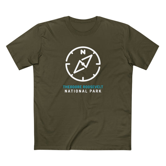 Theodore Roosevelt National Park T-Shirt Compass Design
