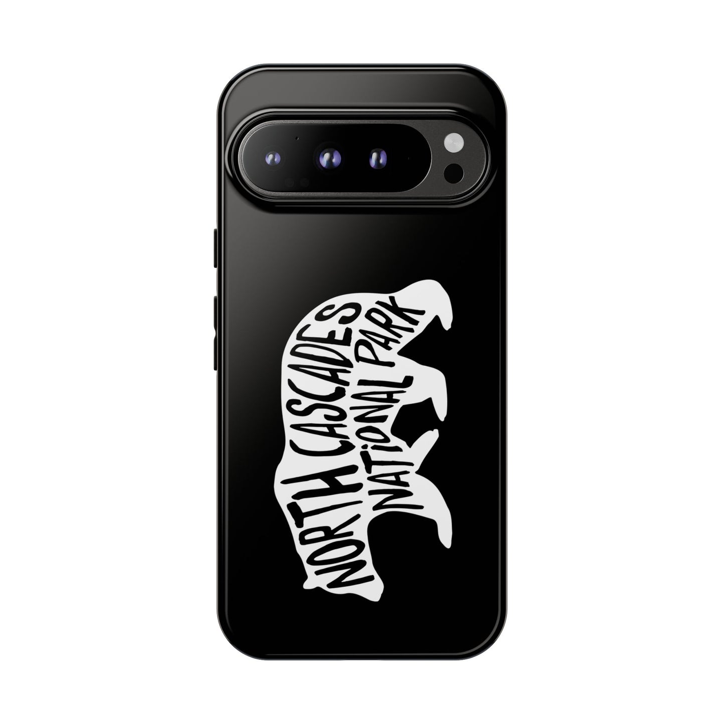 North Cascades National Park Phone Case - Black Bear Design