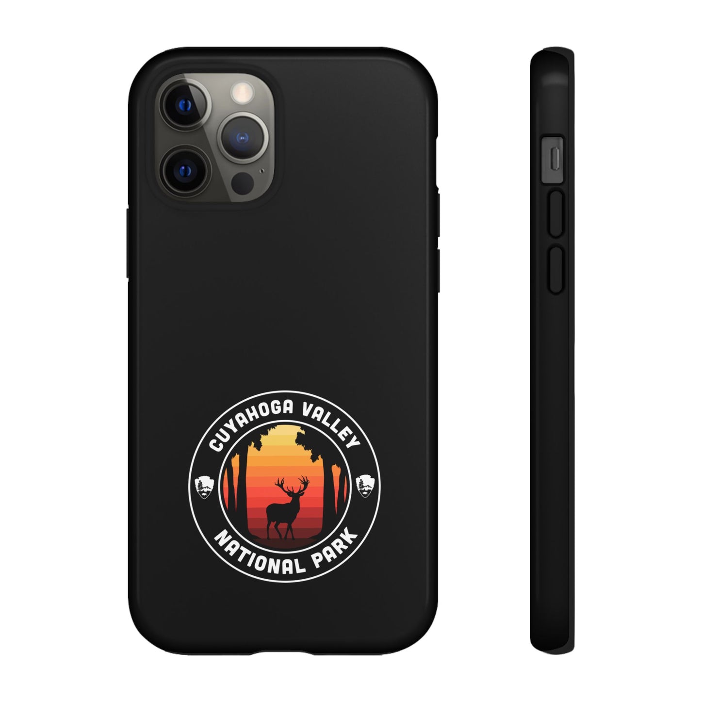 Cuyahoga Valley National Park Phone Case - Round Emblem Design