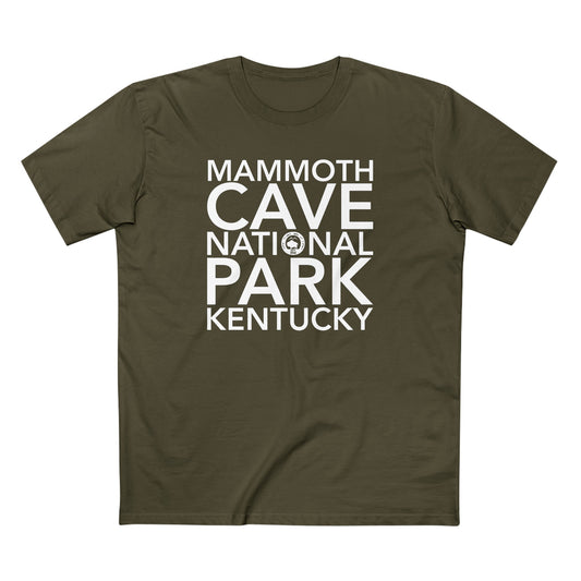 Mammoth Cave National Park T-Shirt Block Text