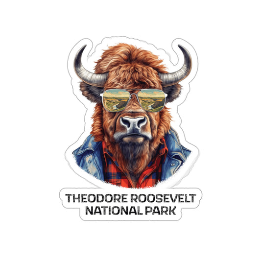 Theodore Roosevelt National Park Sticker - Bison