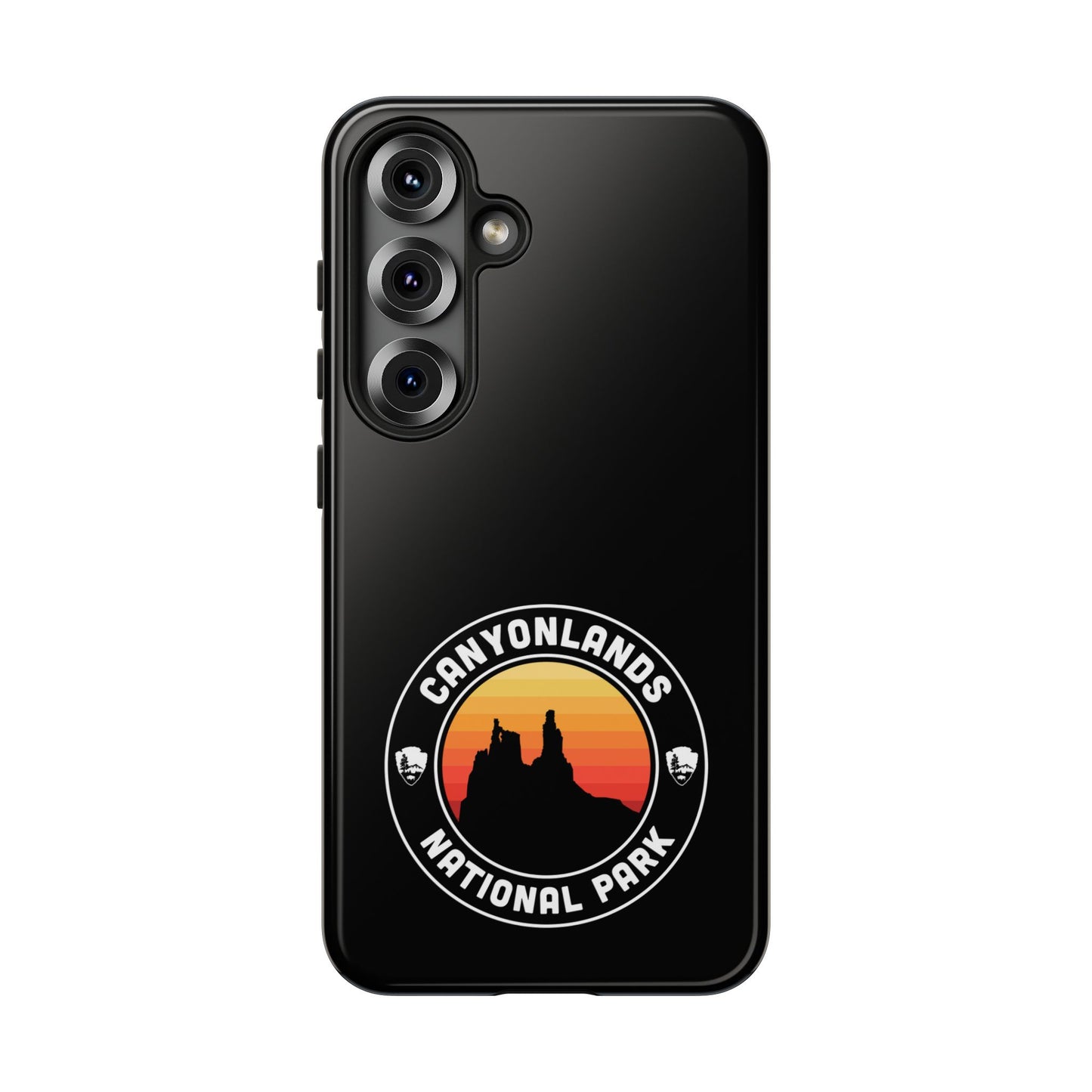 Canyonlands National Park Phone Case - Round Emblem Design