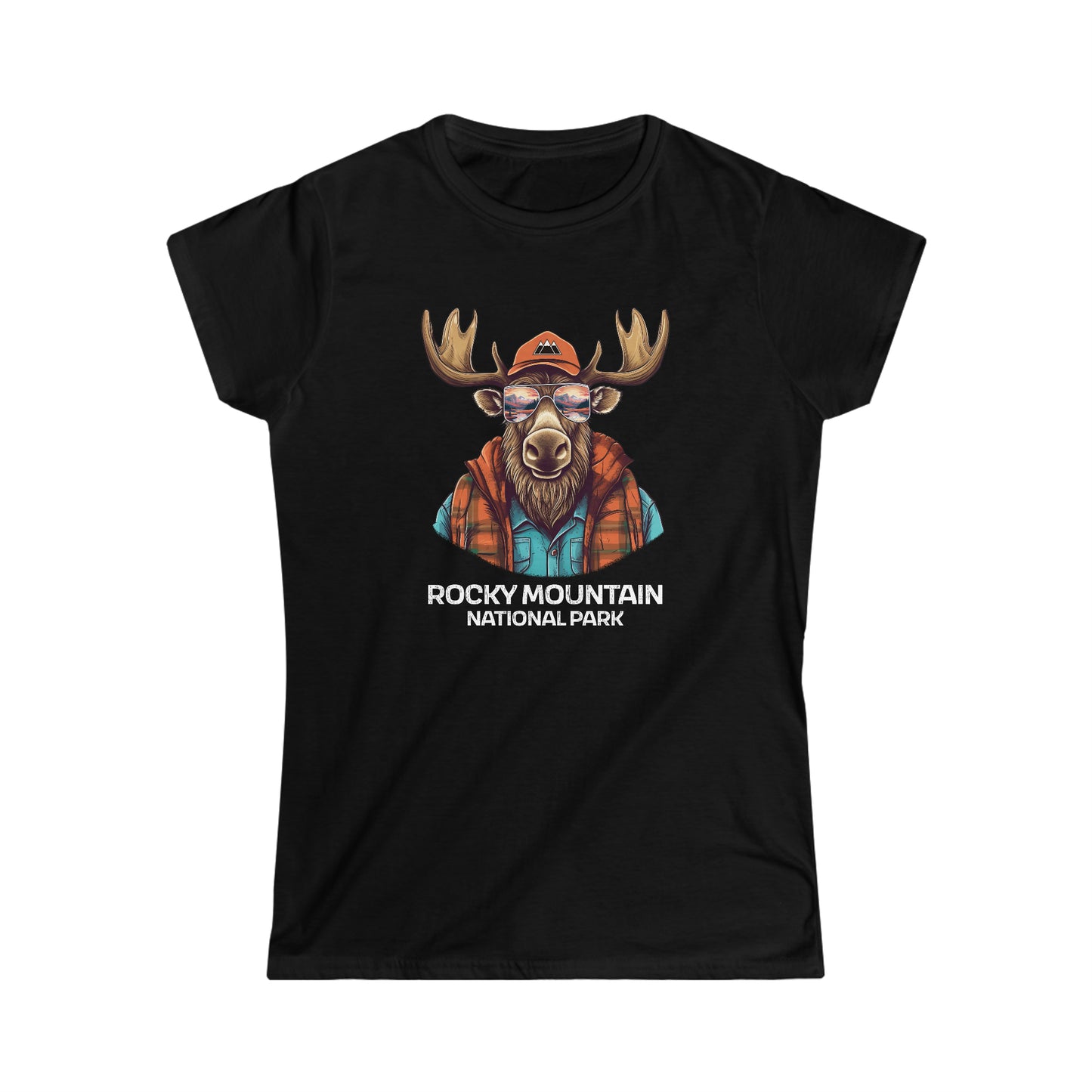 Rocky Mountain National Park Women's T-Shirt - Cool Moose