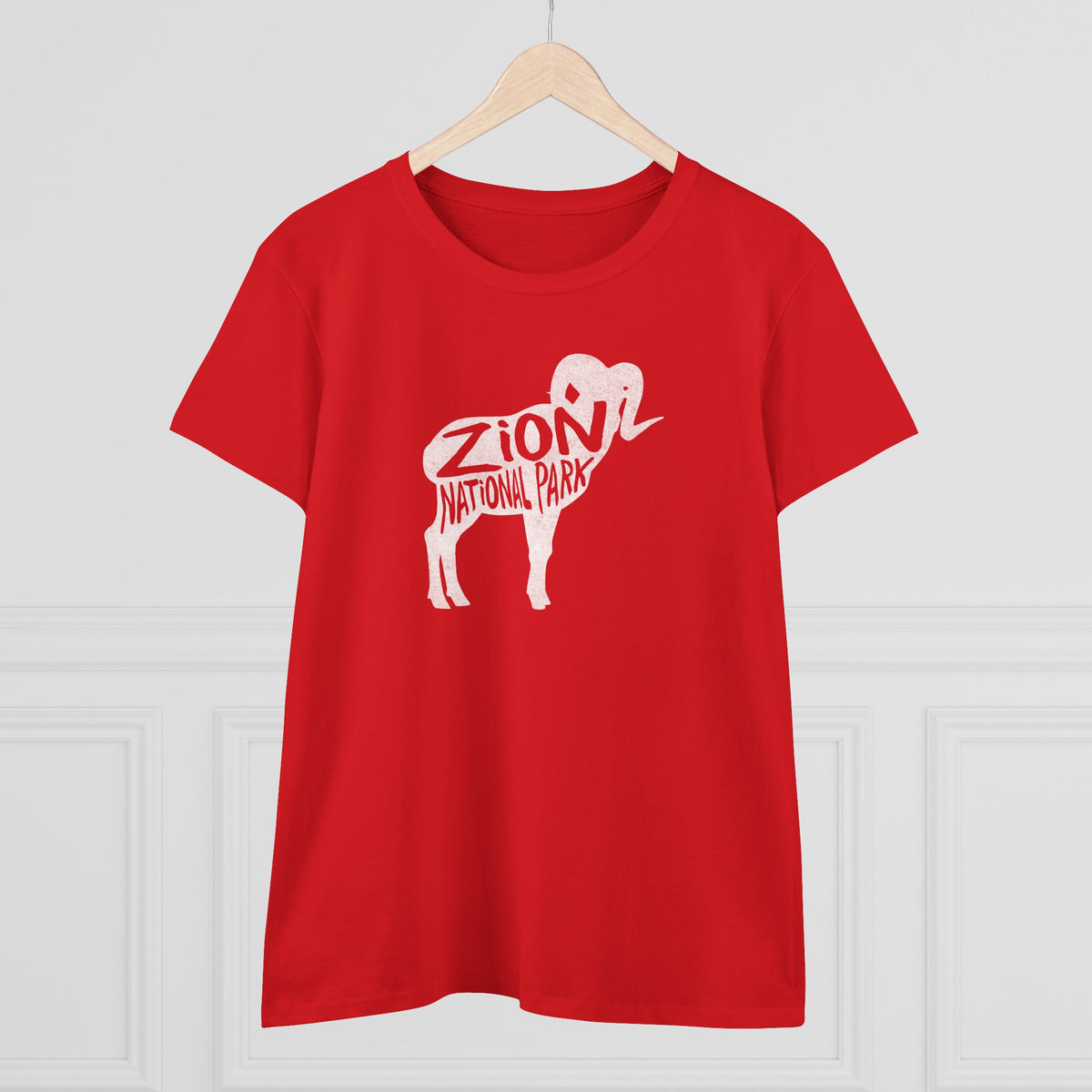 Zion National Park Women's T-Shirt - Bighorn Sheep