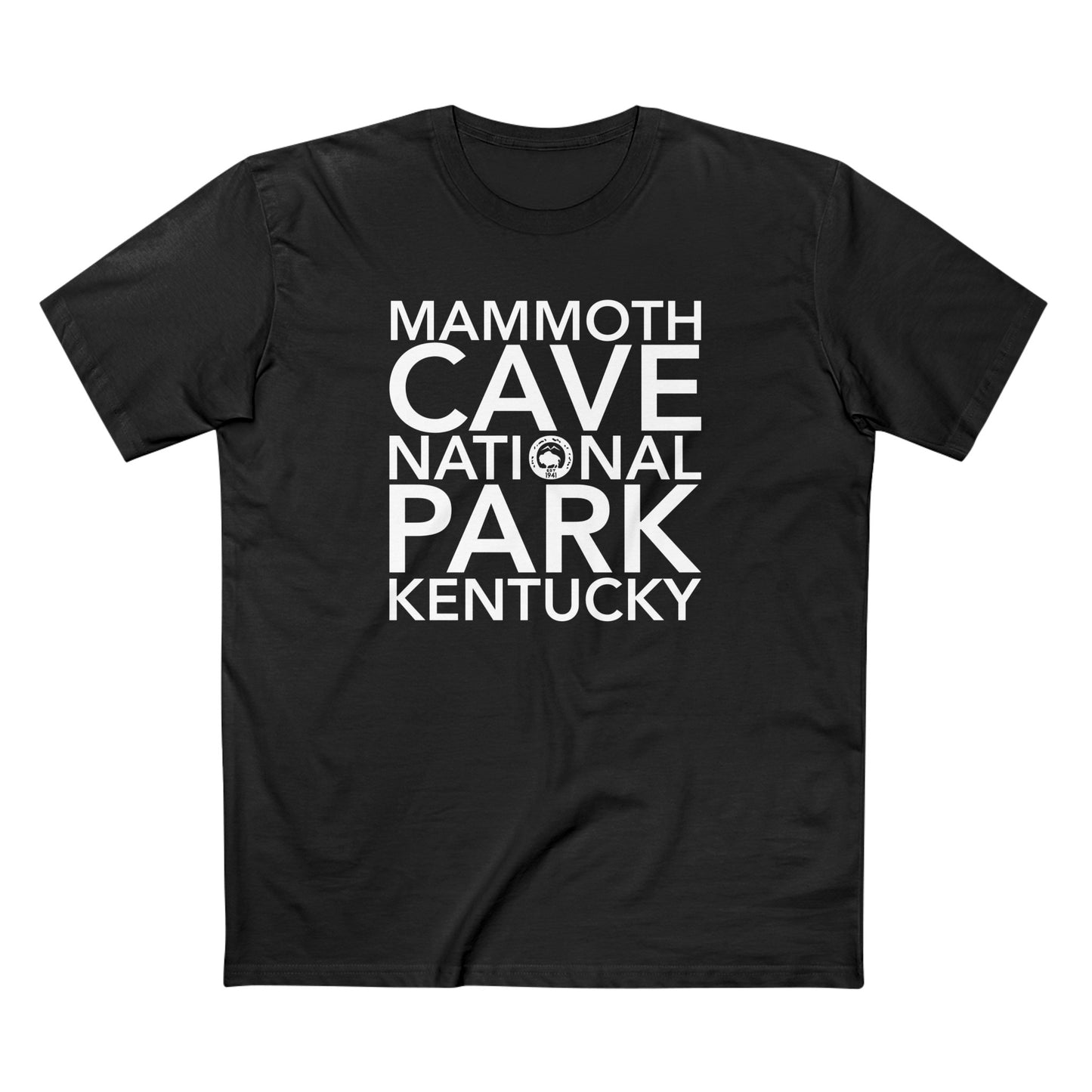 Mammoth Cave National Park T-Shirt Block Text