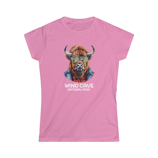 Wind Cave National Park Women's T-Shirt - Cool Bison