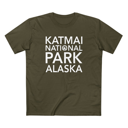 Katmai National Park T-Shirt Block Text