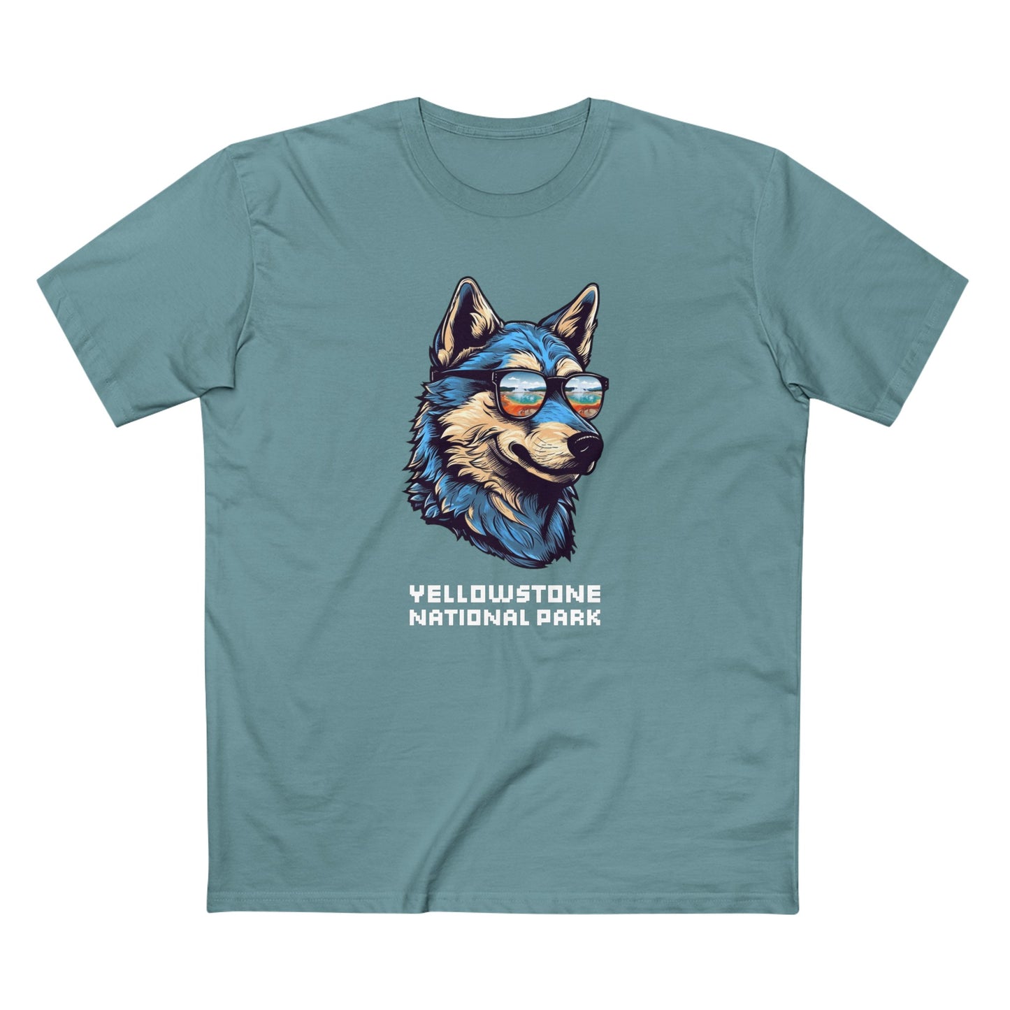 Yellowstone National Park T-Shirt - Smooth Wolf