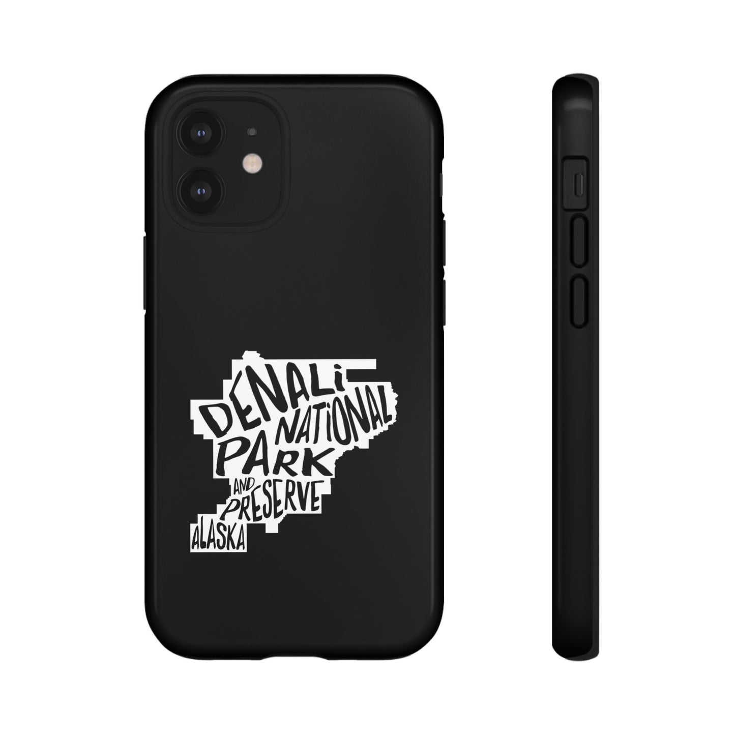 Denali National Park Phone Case - Map Design