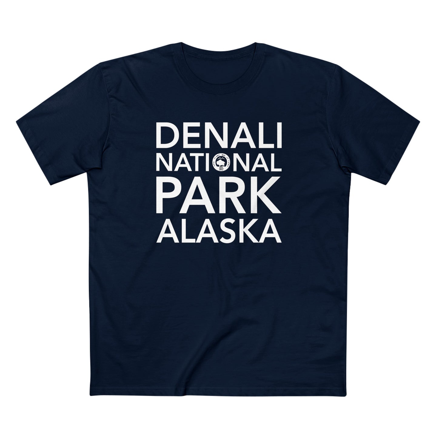 Denali National Park T-Shirt Block Text