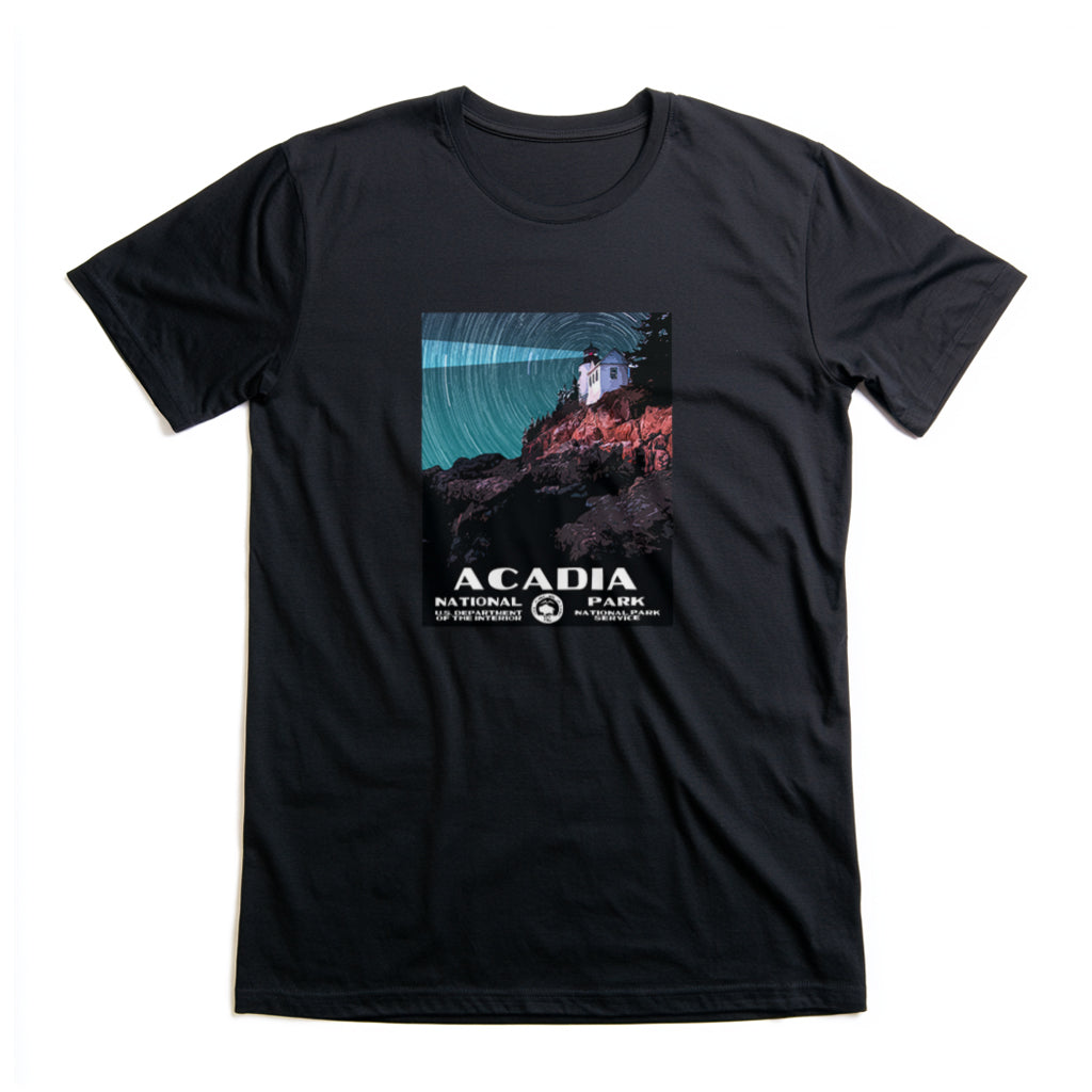 Acadia National Park T-Shirt in Black