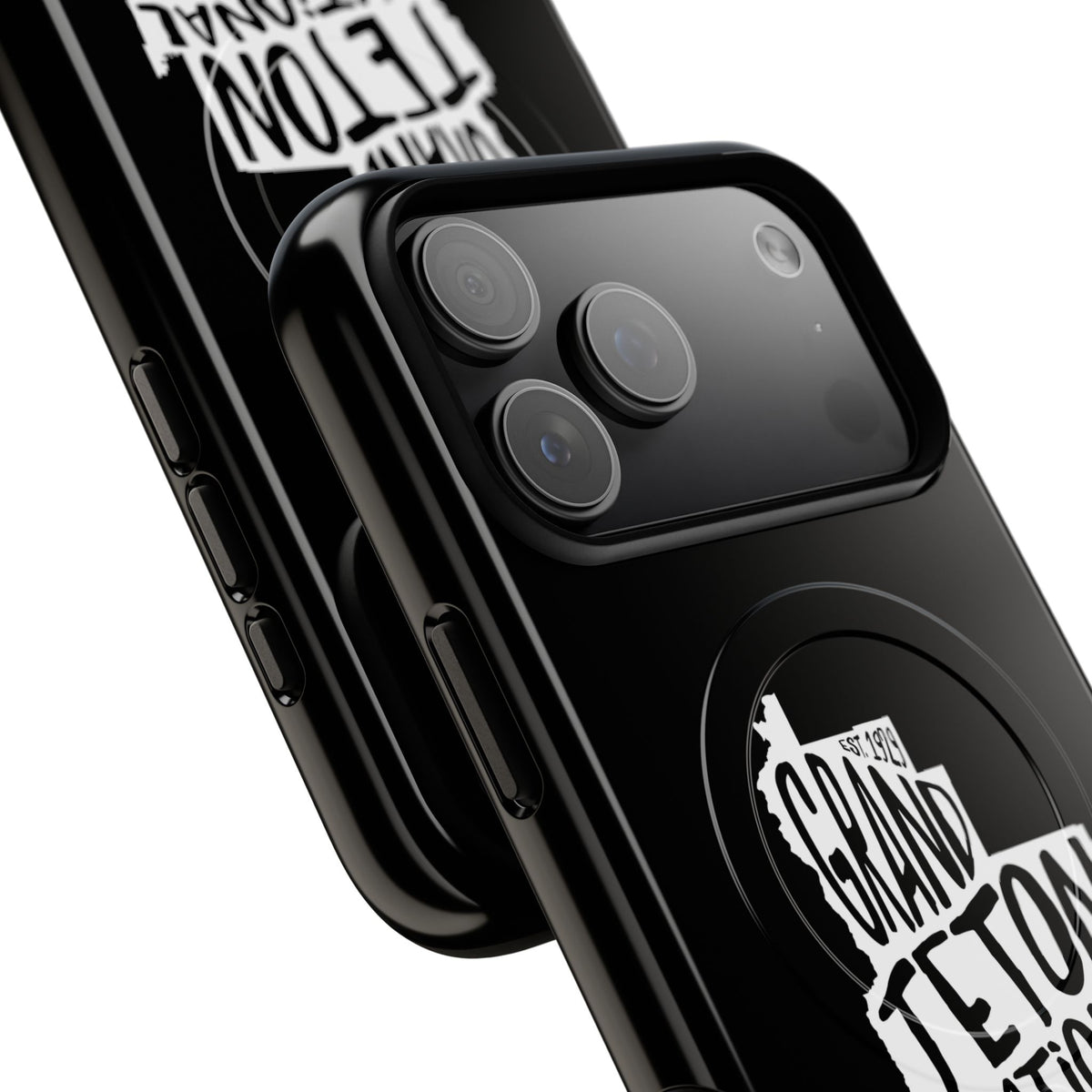 Grand Teton National Park iPhone Case with MagSafe - Map Design