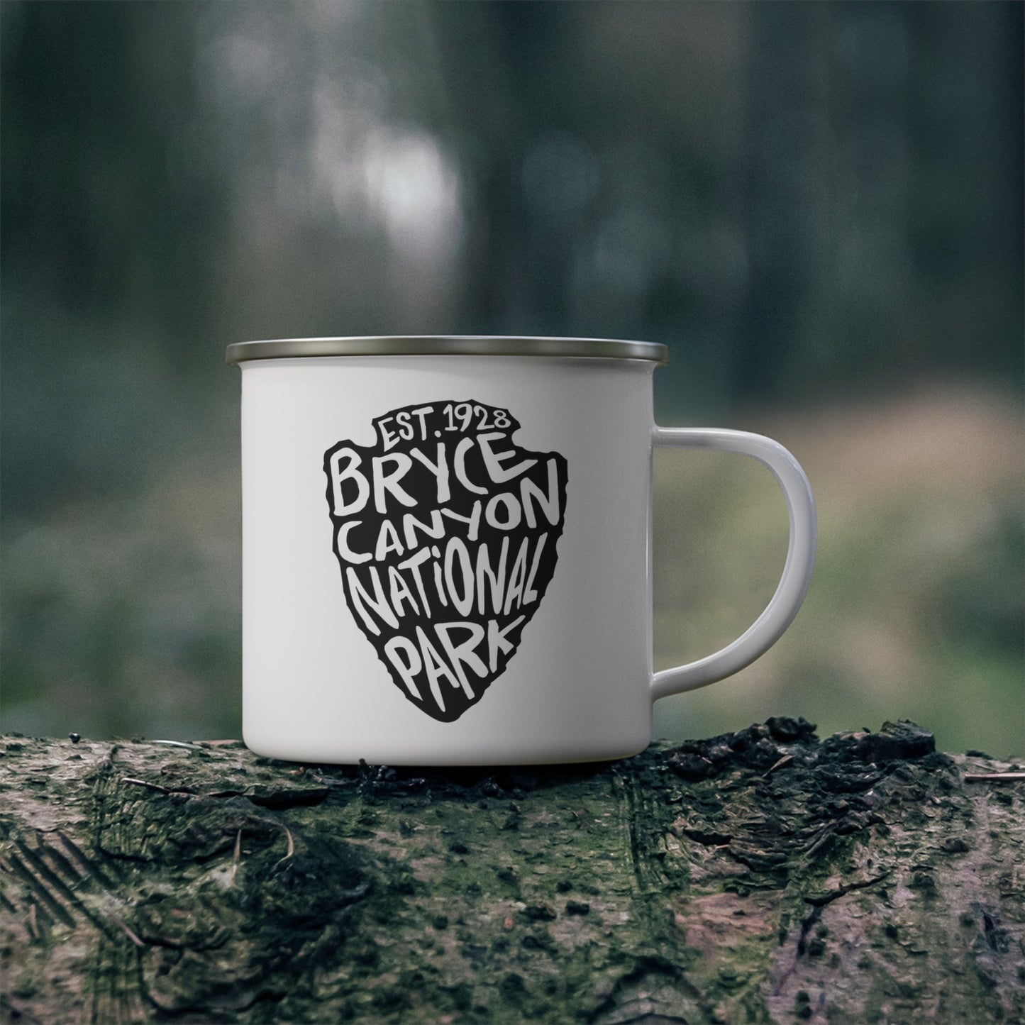 Bryce Canyon National Park Enamel Camping Mug - Arrowhead
