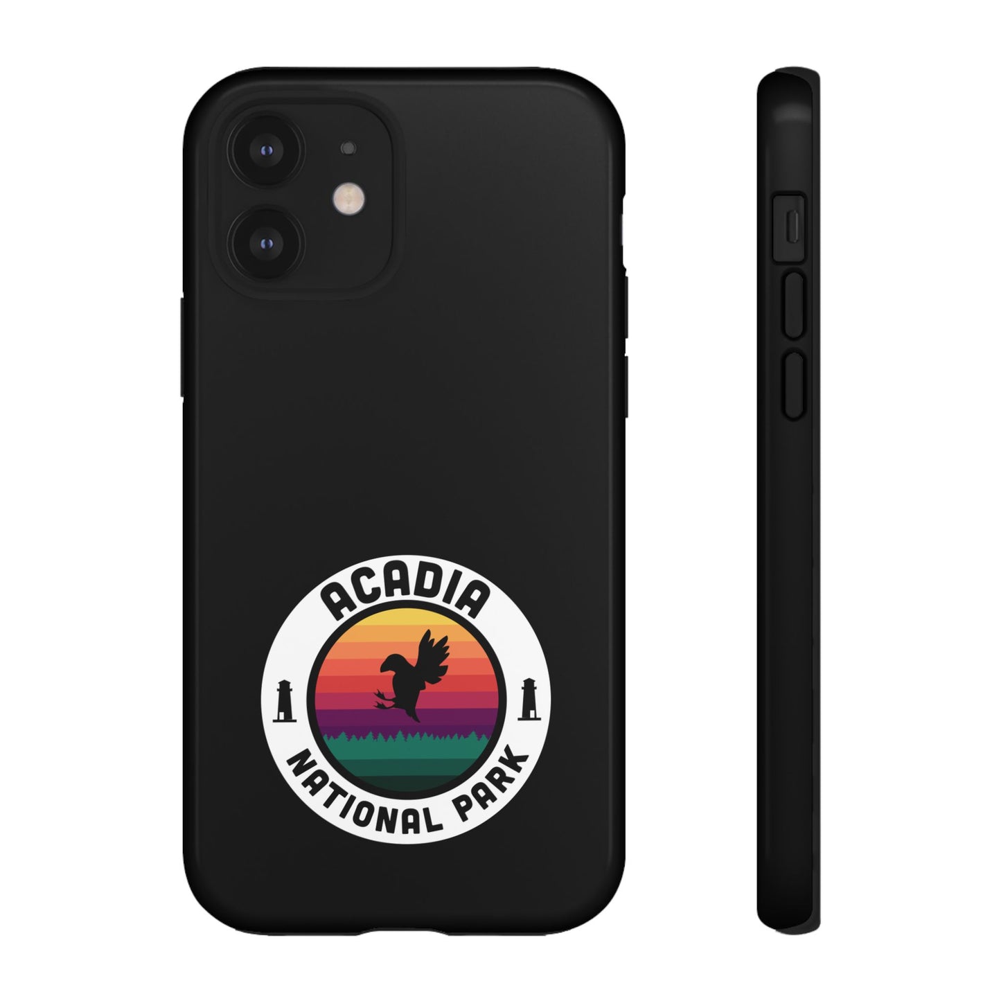 Acadia National Park Phone Case - Round Emblem Design