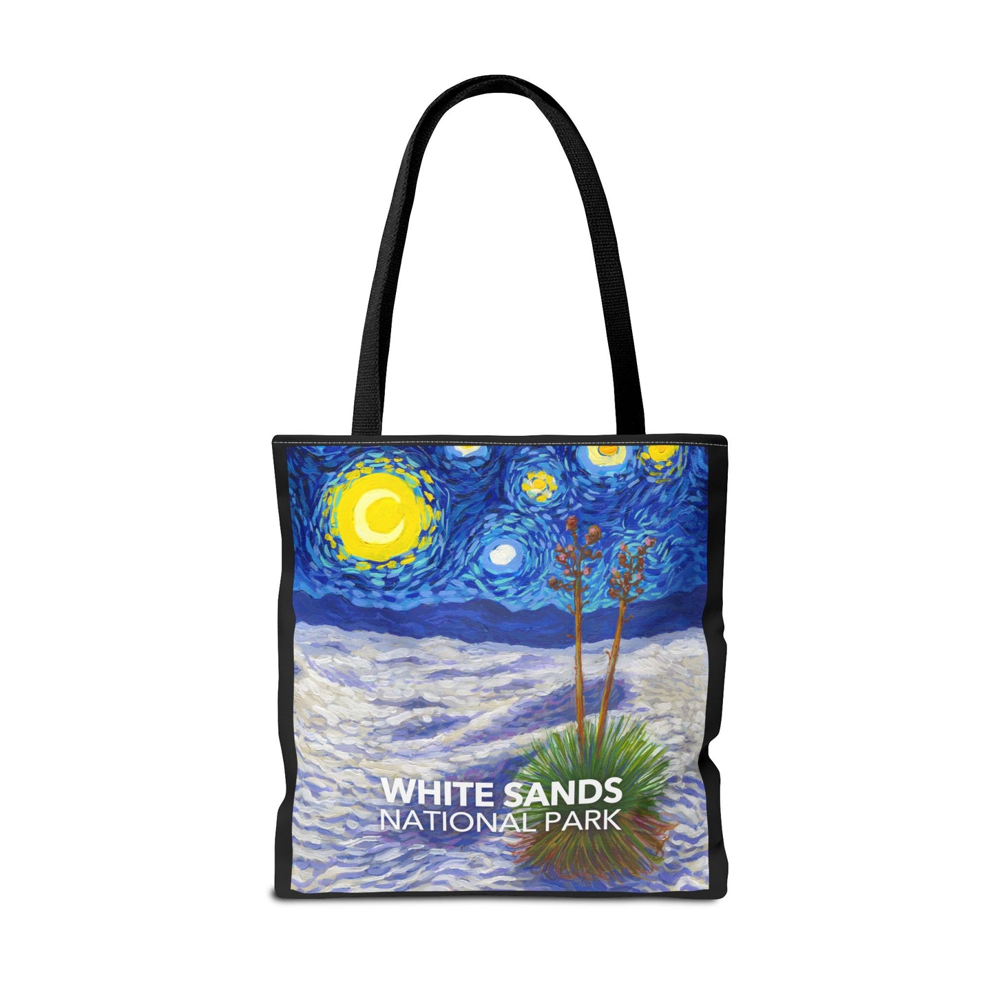 White Sands National Park Tote Bag - Starry Night Large