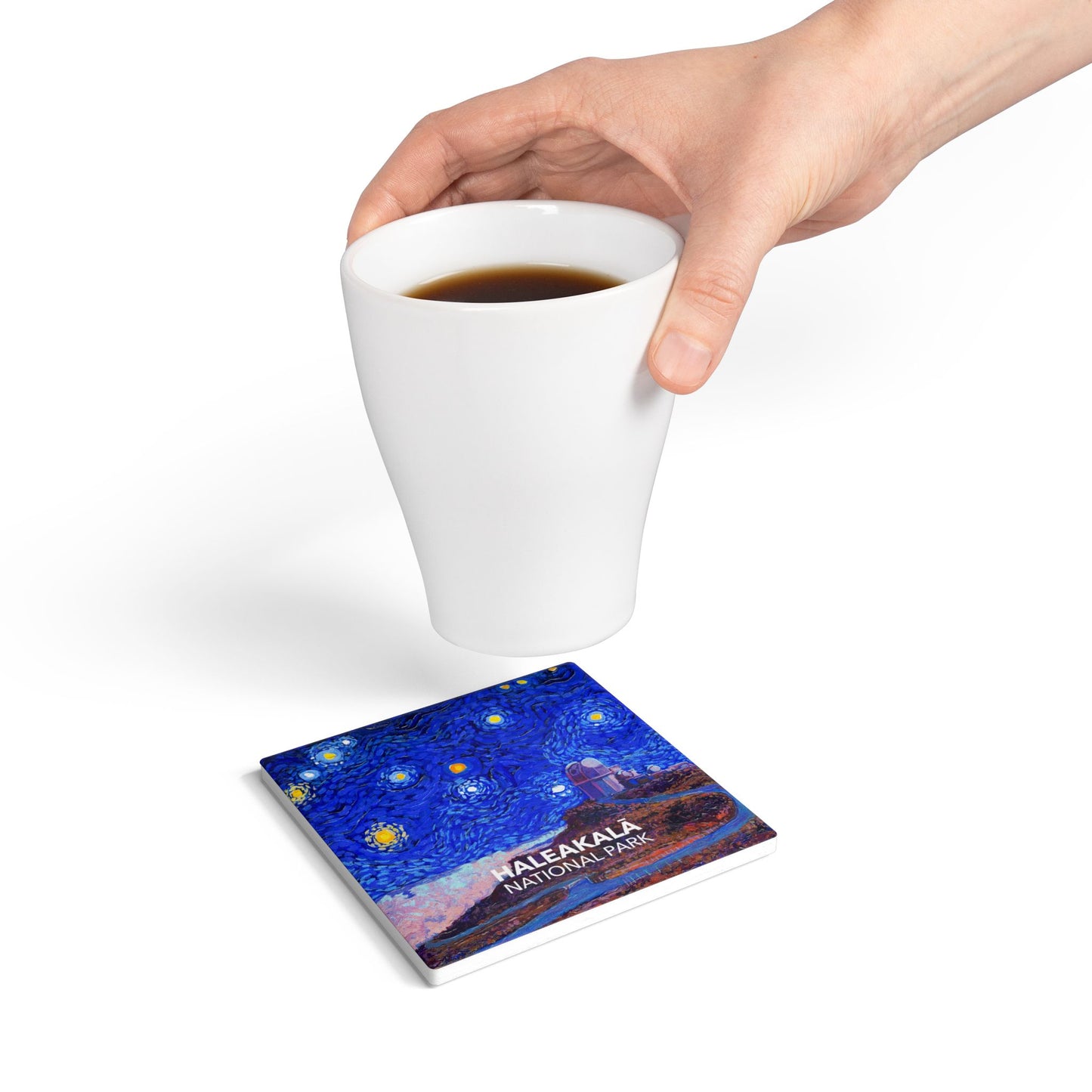 Haleakala Bay National Park Telescope Coaster - The Starry Night