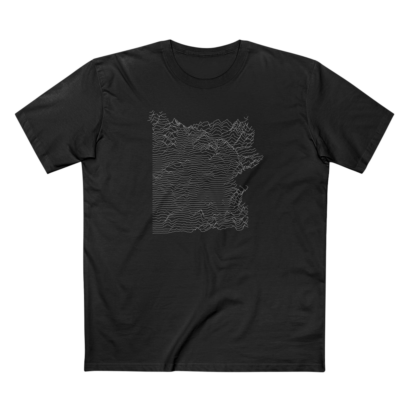 Yellowstone National Park T-Shirt - Topographical Lines