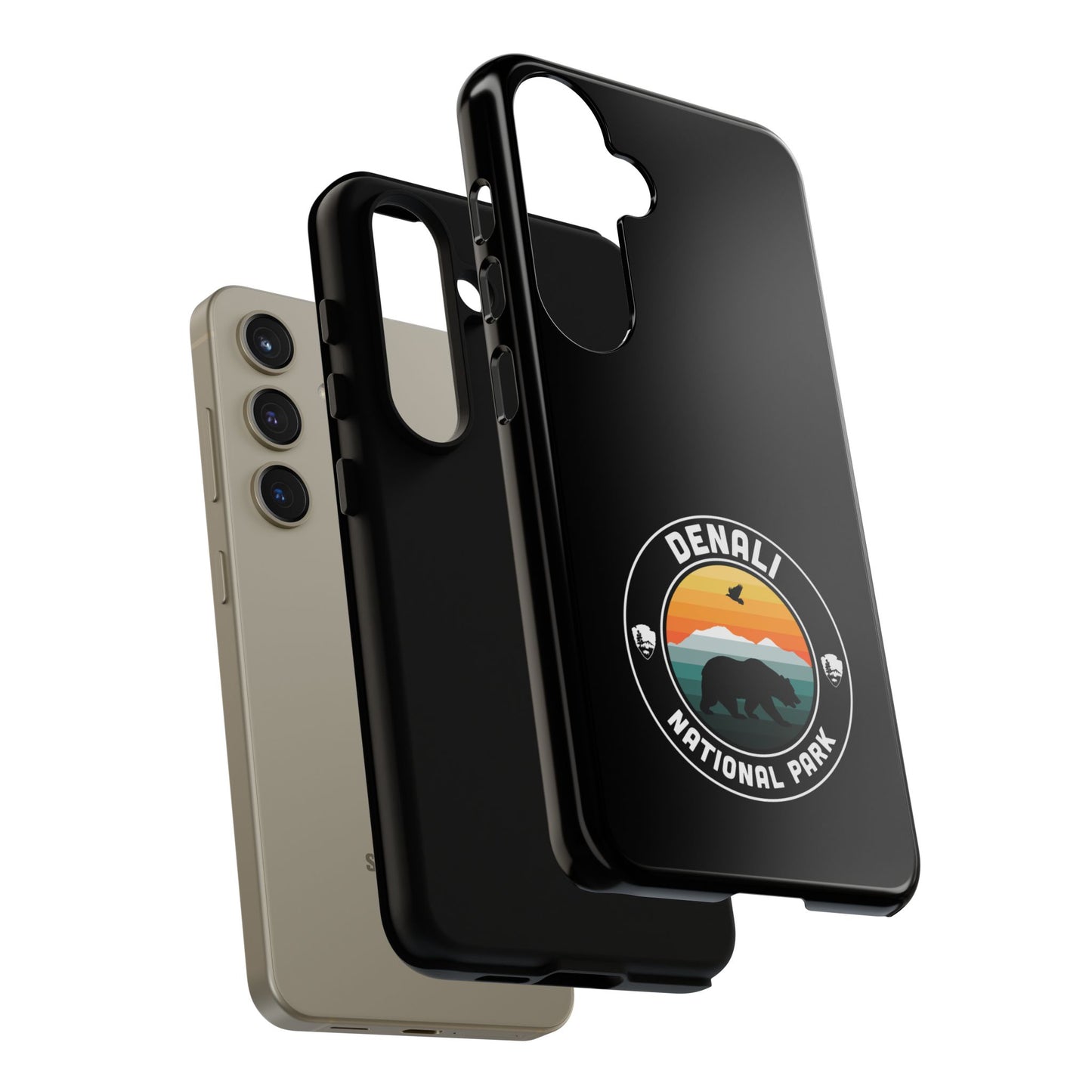 Denali National Park Phone Case - Round Emblem Design