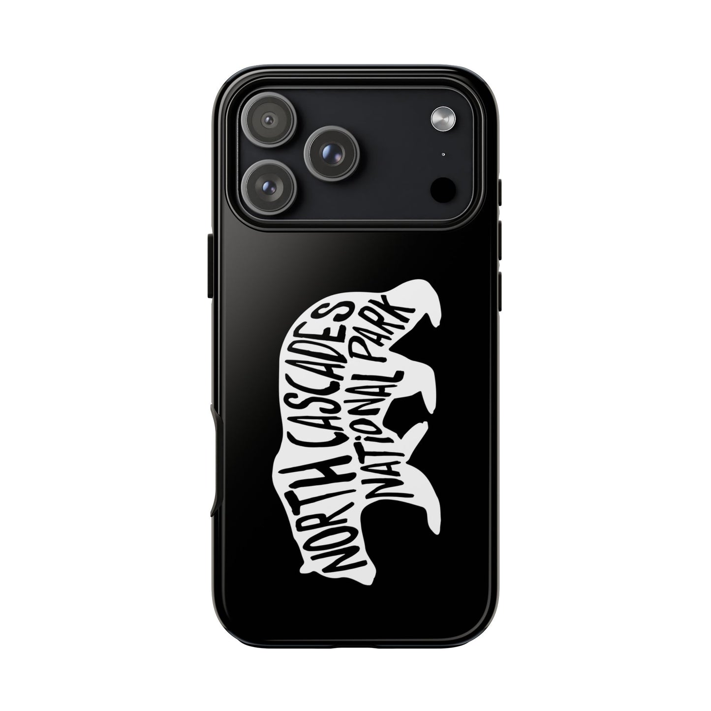 North Cascades National Park Phone Case - Black Bear Design