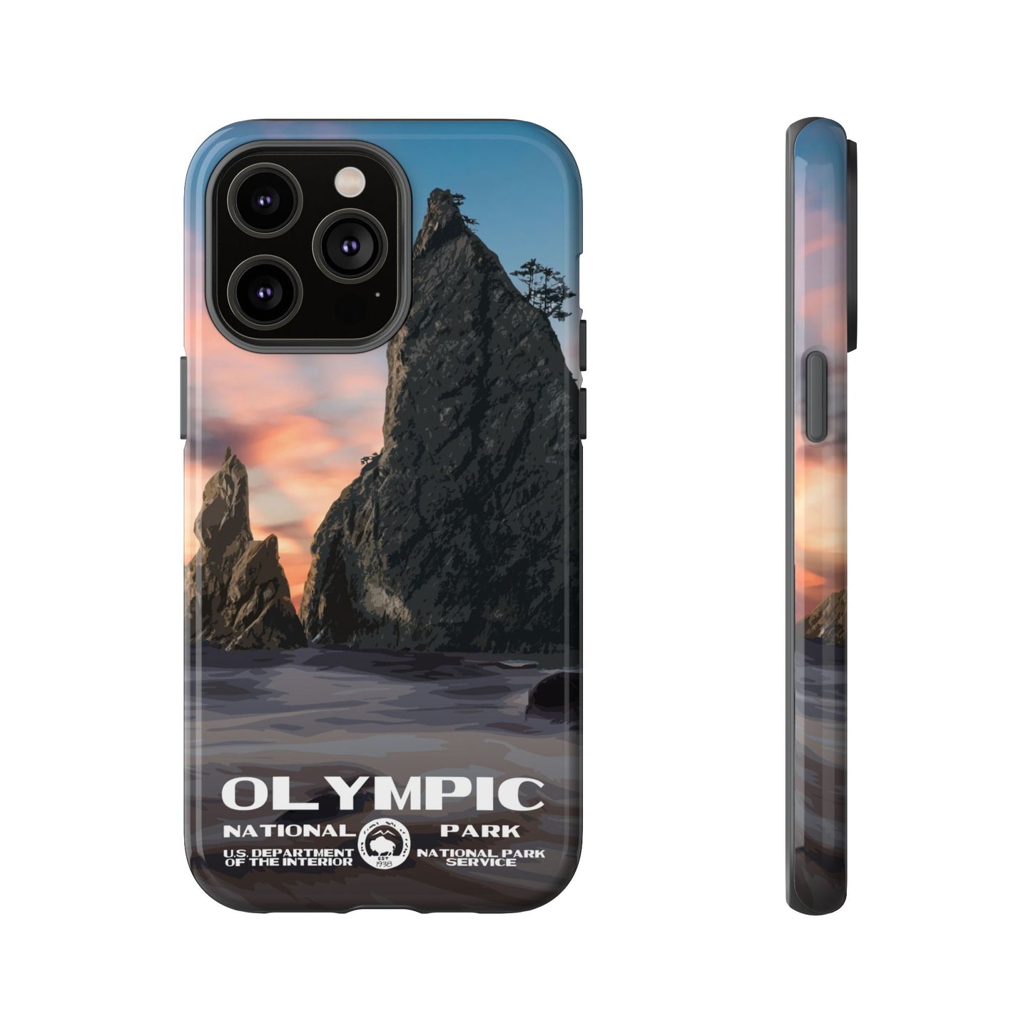 Olympic National Park Phone Case - WPA Style