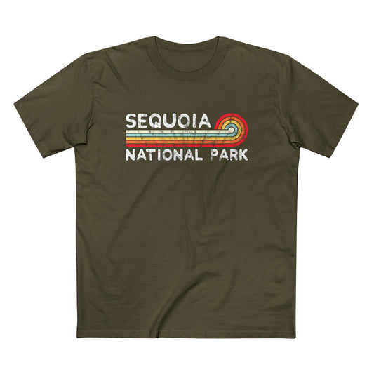 Sequoia National Park T-Shirt - Vintage Stretched Sunrise