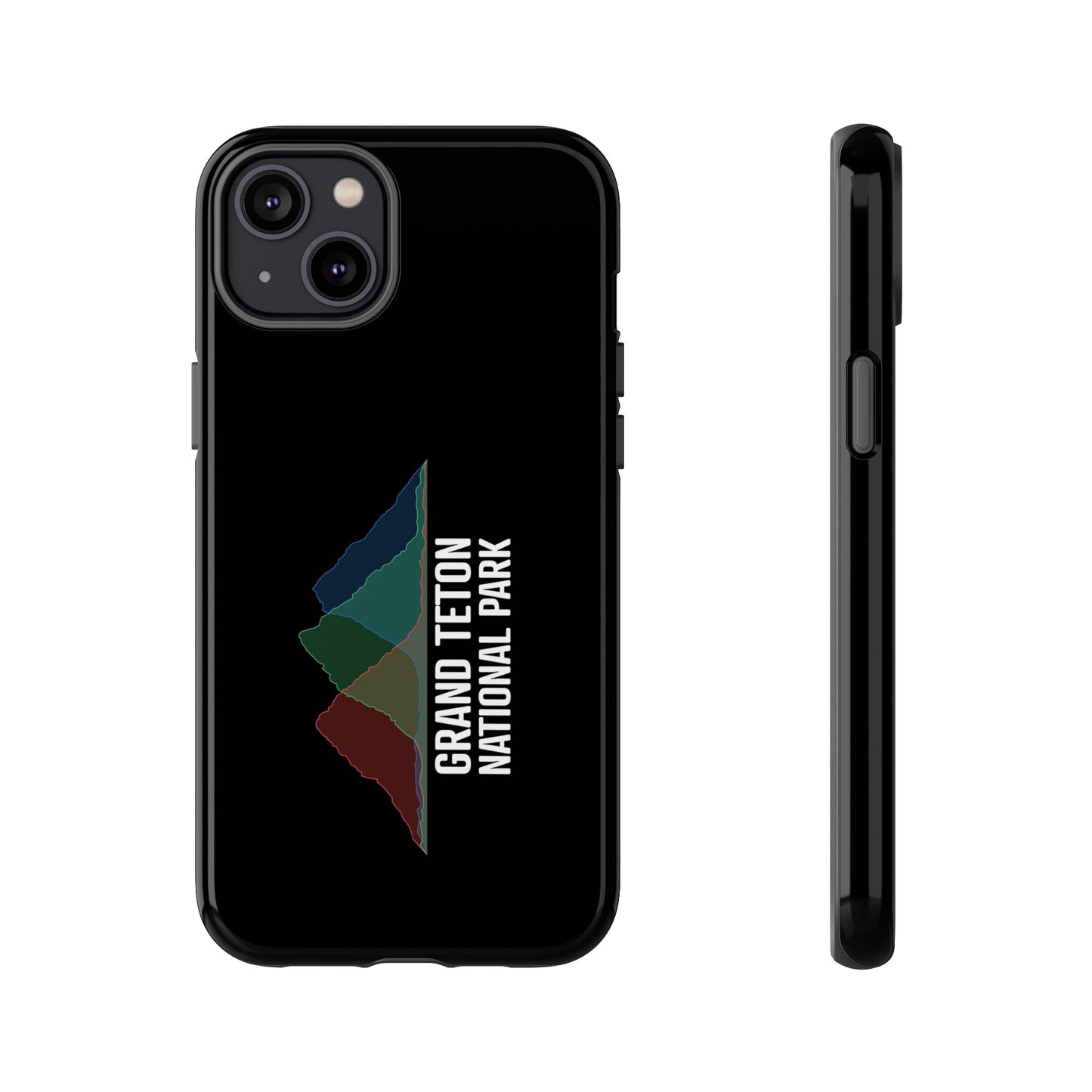 Grand Teton National Park Phone Case - Histogram Design