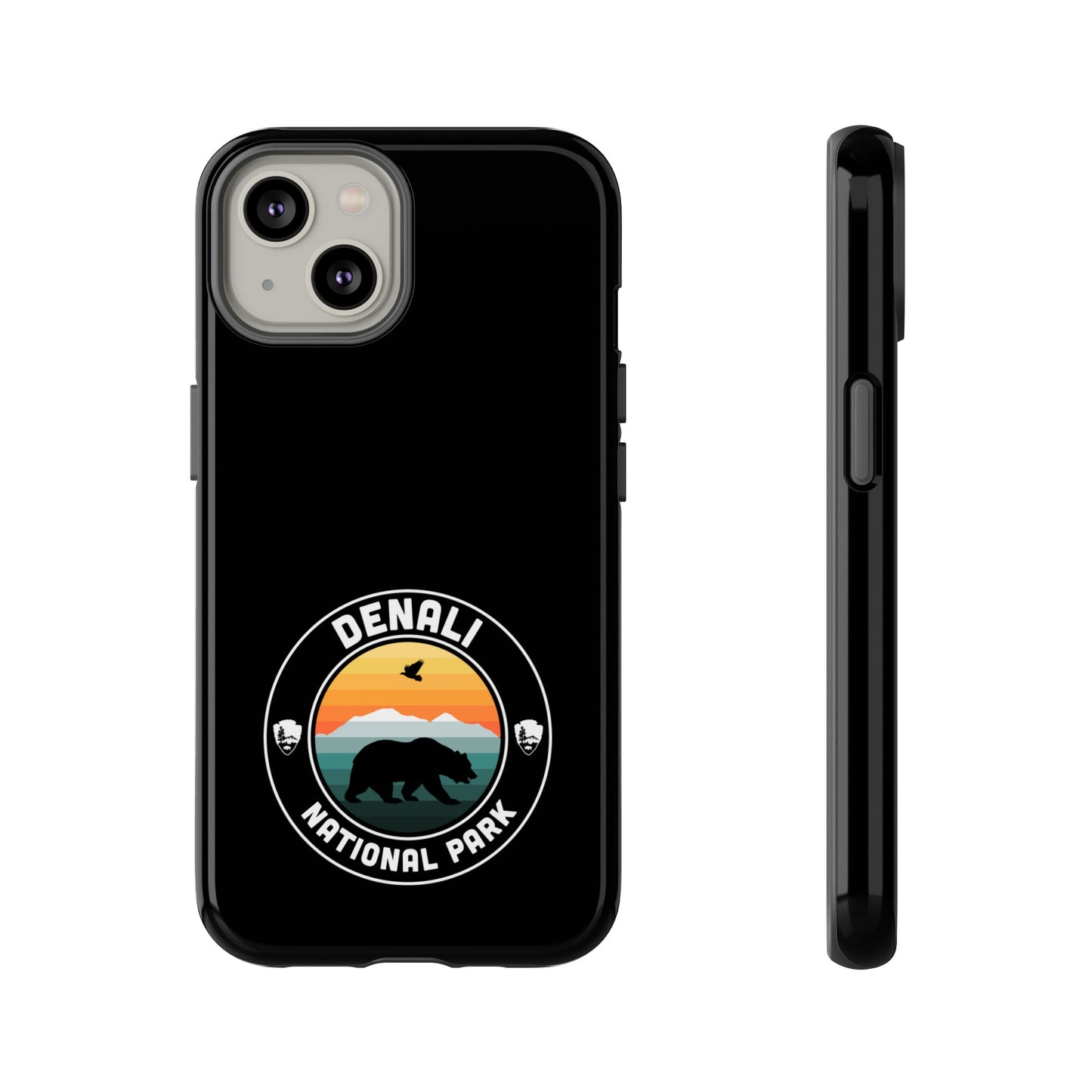Denali National Park Phone Case - Round Emblem Design