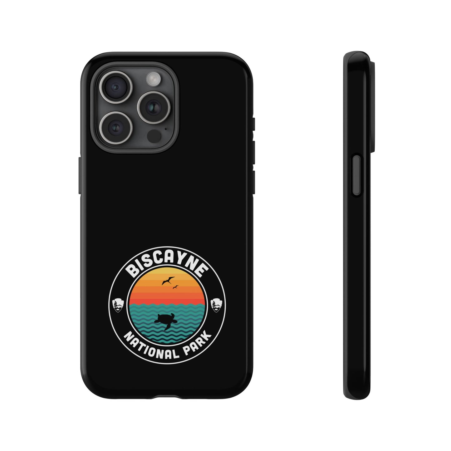 Biscayne National Park Phone Case - Round Emblem Design