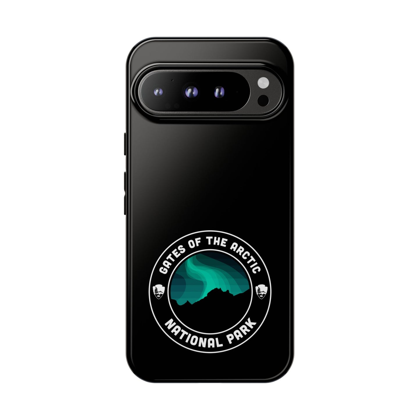 Gates of the Arctic National Park Phone Case - Round Emblem Design