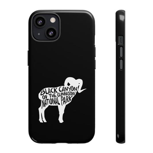 Black Canyon of the Gunnison National Park Phone Case - Bighorn Sheep Design