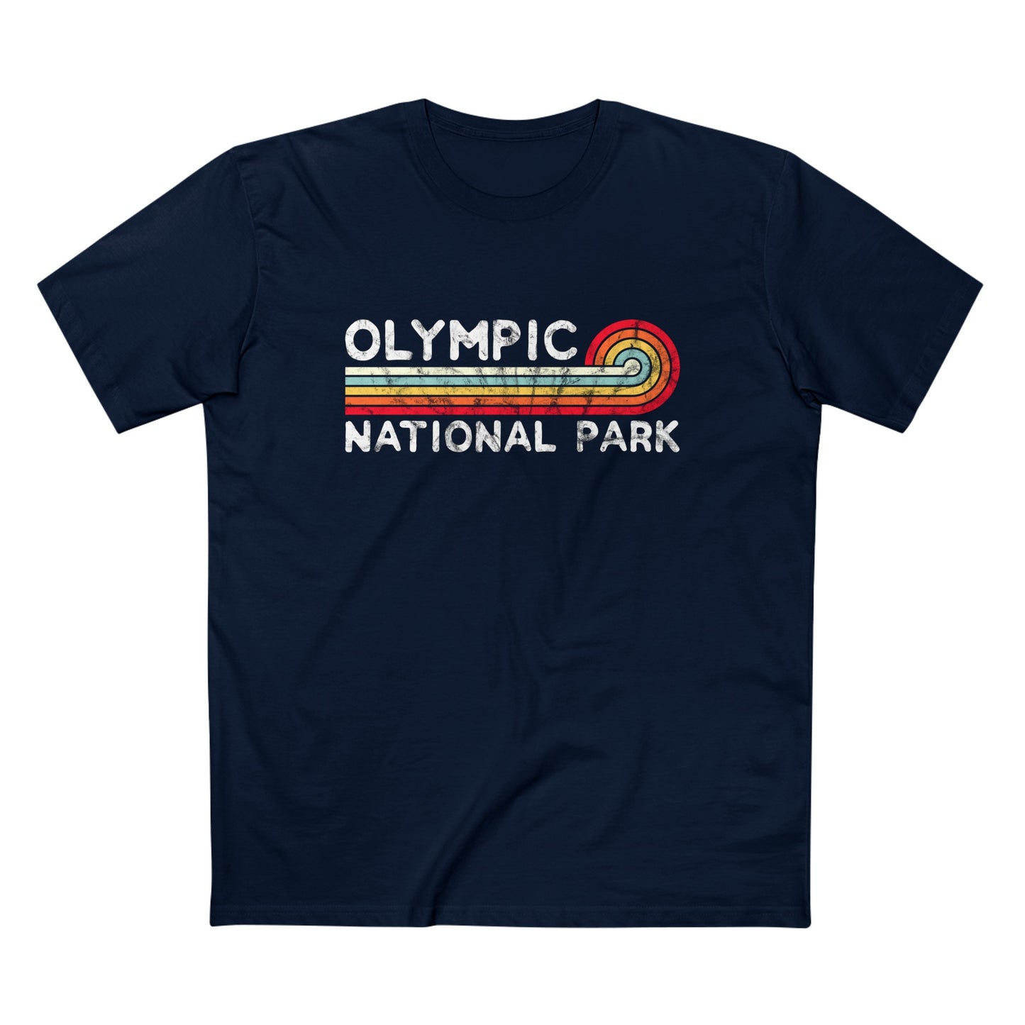Olympic National Park T-Shirt - Vintage Stretched Sunrise