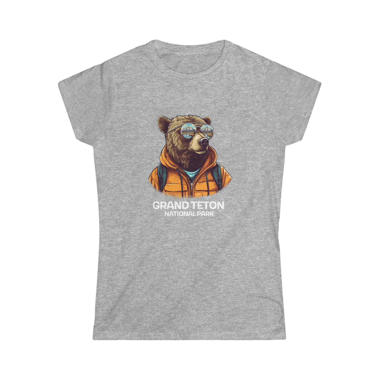 Grand Teton National Park Women's T-Shirt - Cool Grizzly Bear