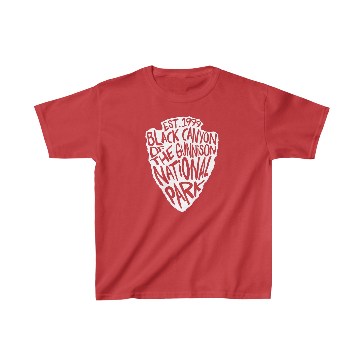 Black Canyon of the Gunnison National Park Child t-shirt showcasing a National Park Service arrowhead design
