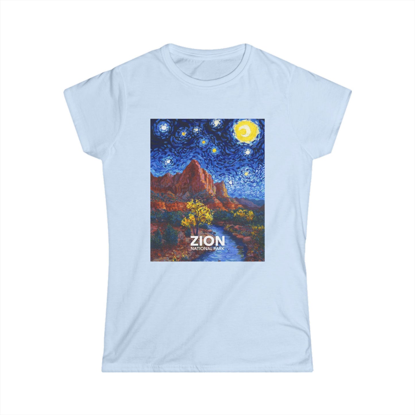 Zion National Park T-Shirt - Women's Starry Night