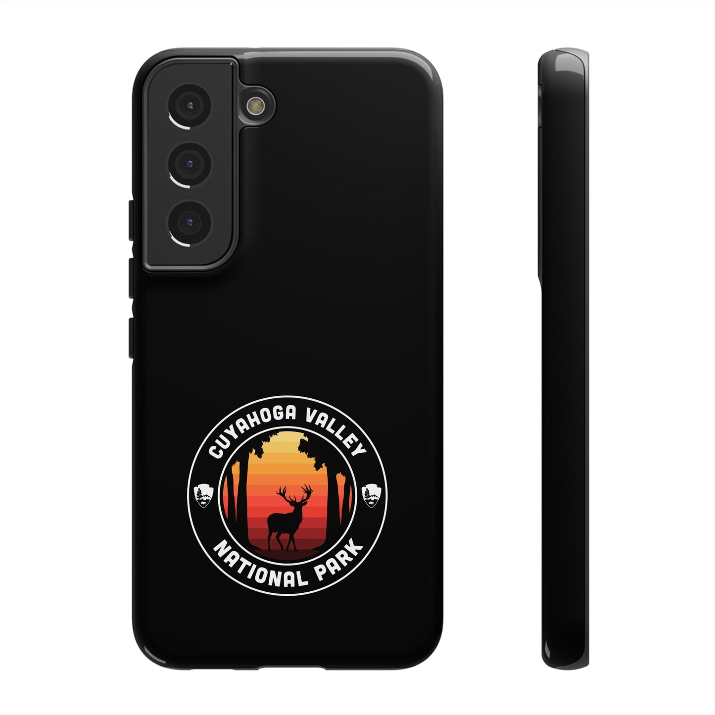 Cuyahoga Valley National Park Phone Case - Round Emblem Design