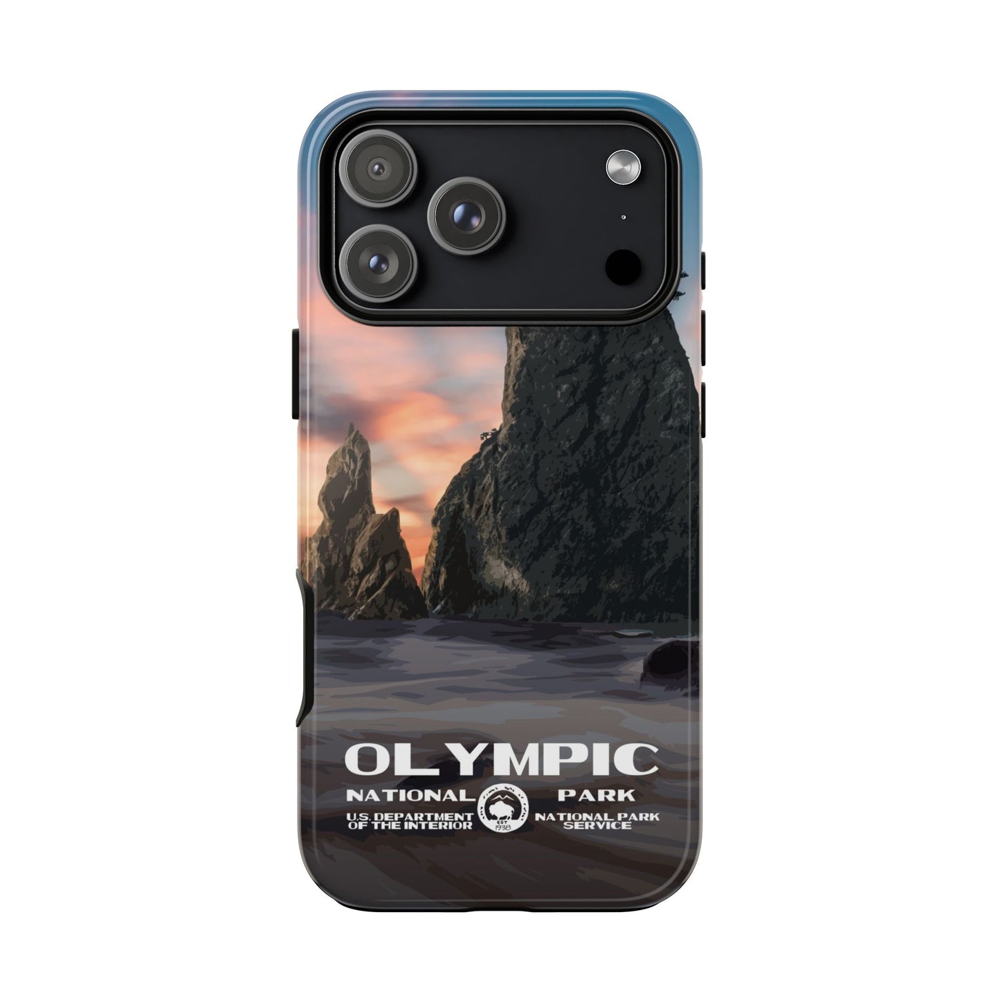 Olympic National Park Phone Case - WPA Style