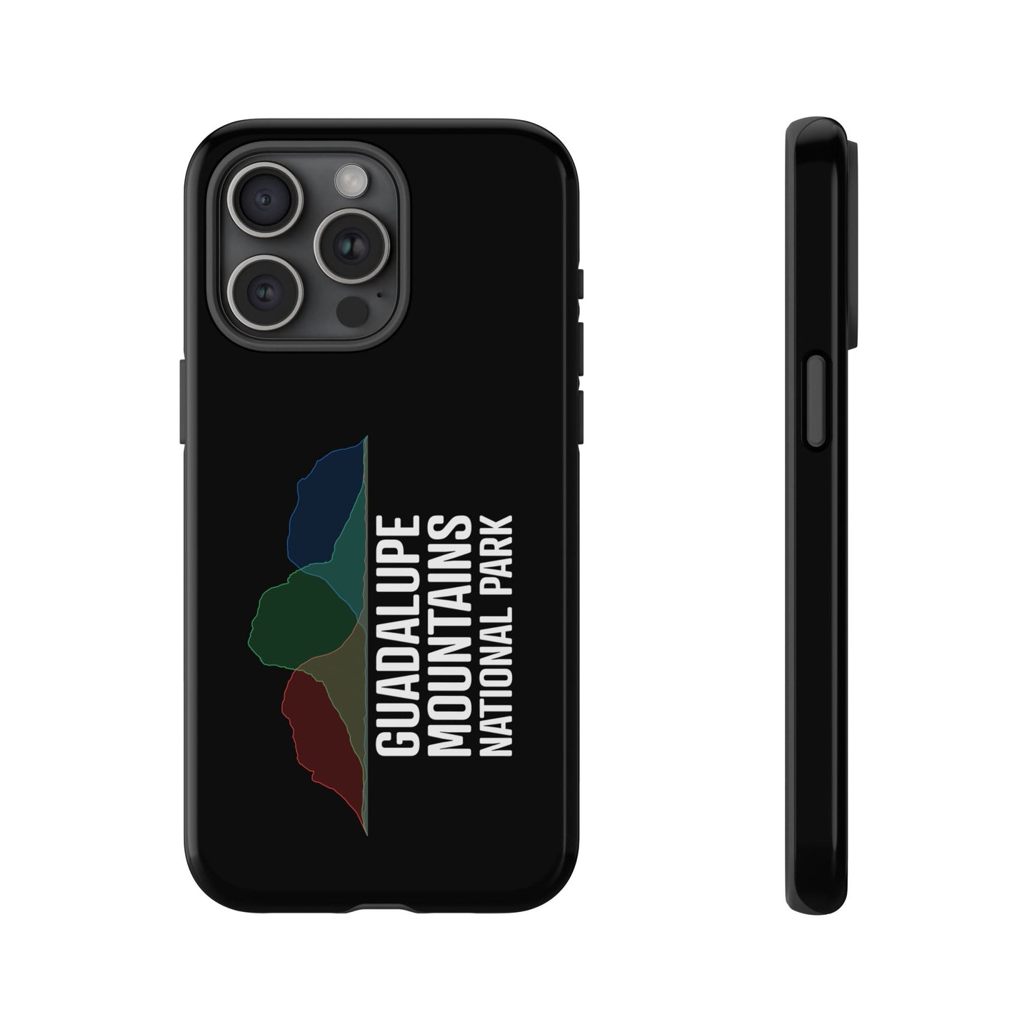 Guadalupe Mountains National Park Phone Case - Histogram Design