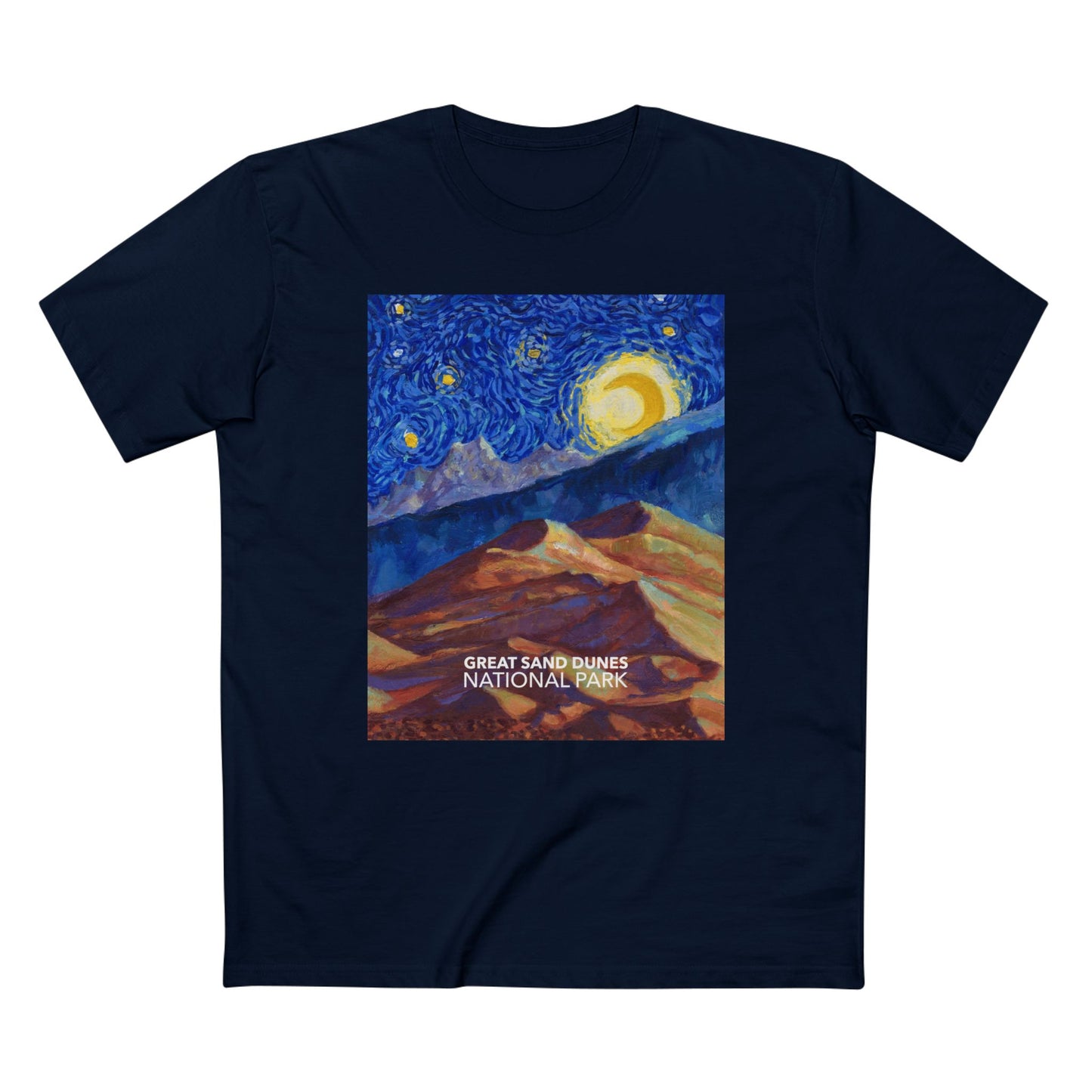Great Sand Dunes National Park T-Shirt - The Starry Night