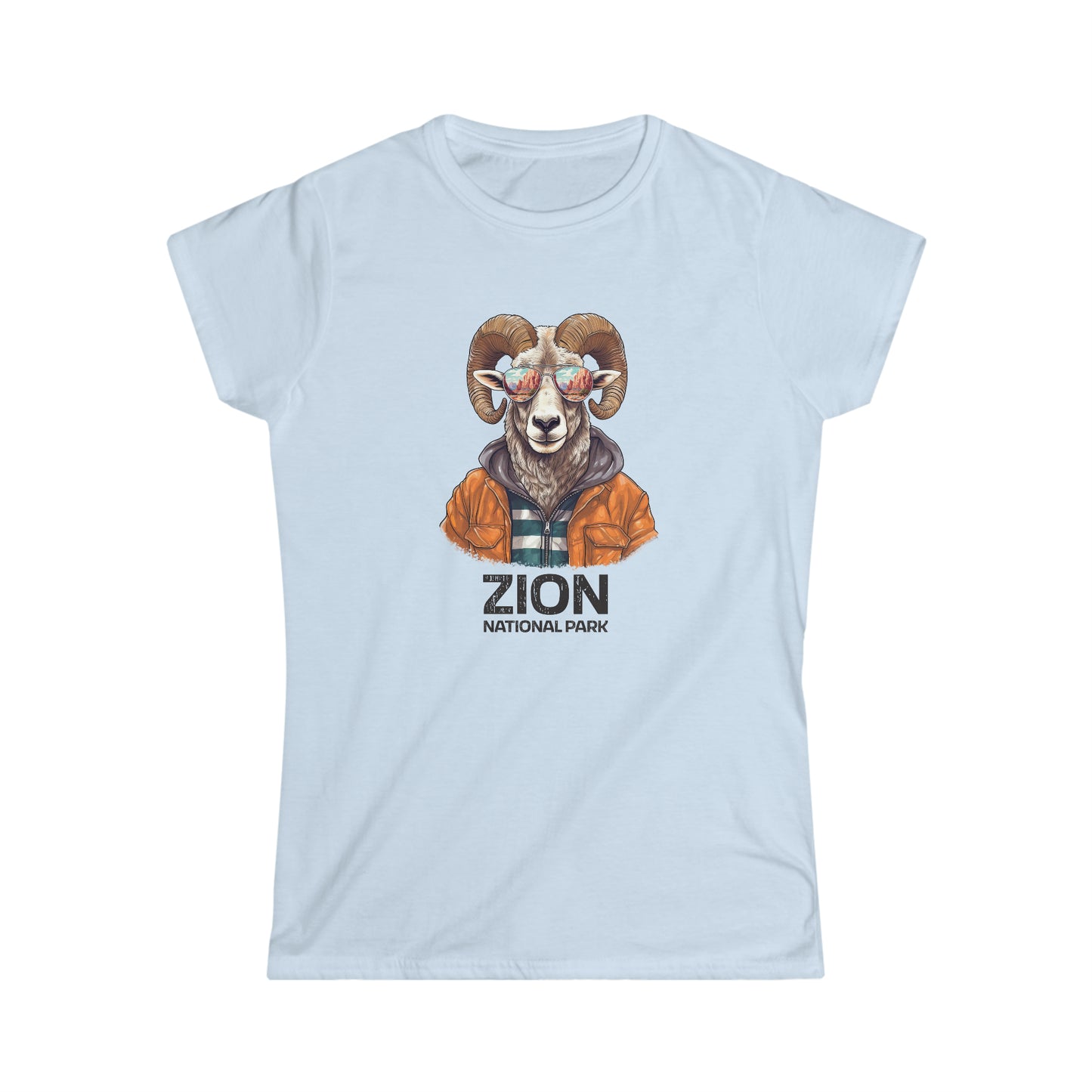 Zion National Park Women's T-Shirt - Cool Bighorn Sheep