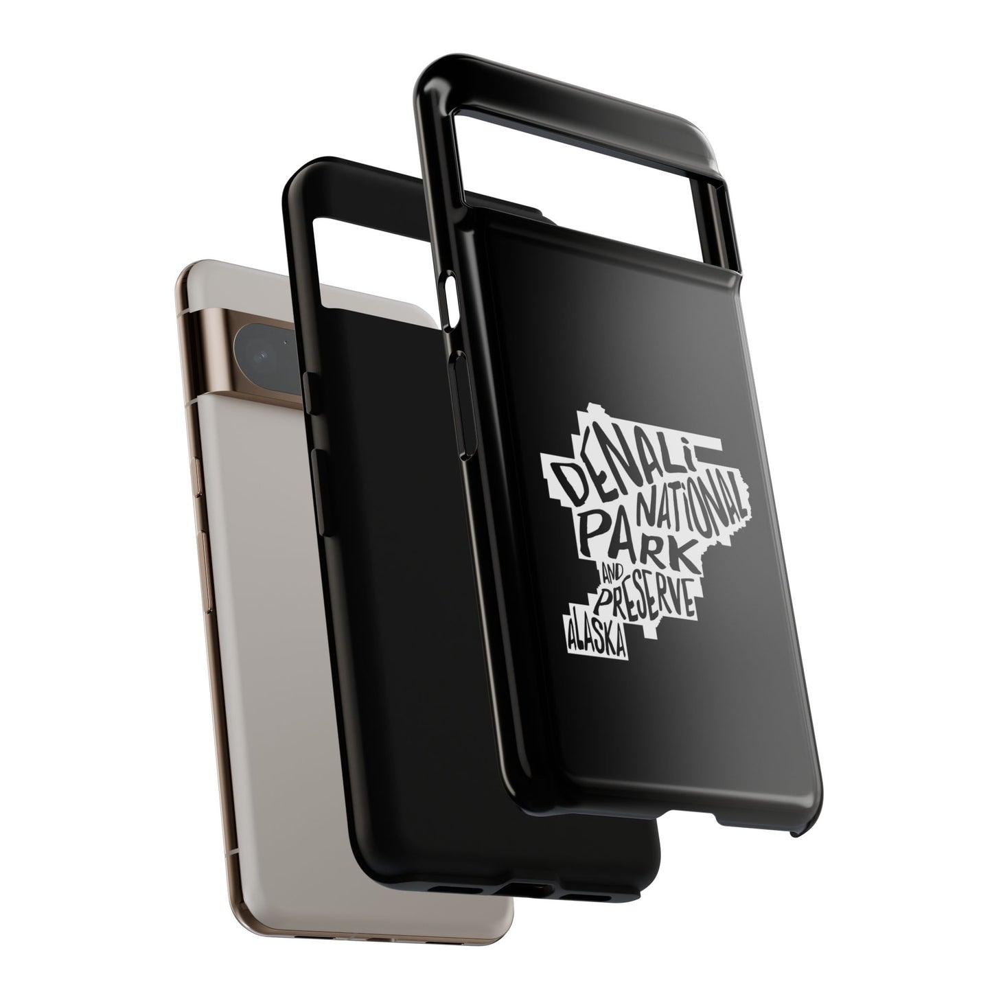 Denali National Park Phone Case - Map Design
