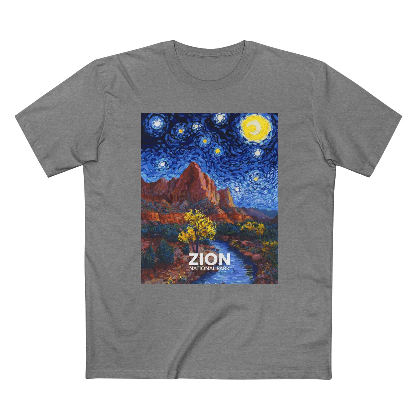 Zion National Park T-Shirt - The Starry Night