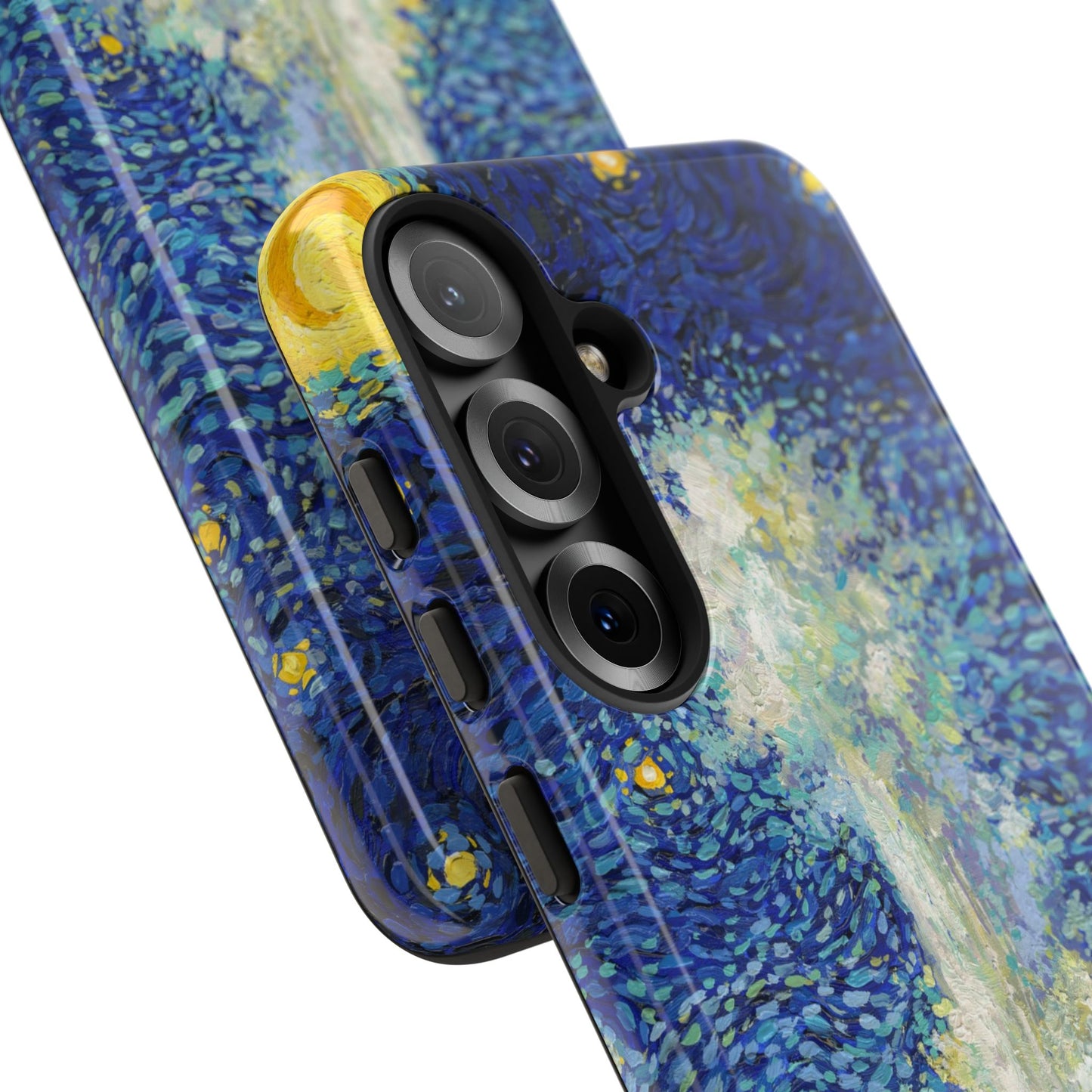 Yellowstone National Park Phone Case - Old Faithful Starry Night