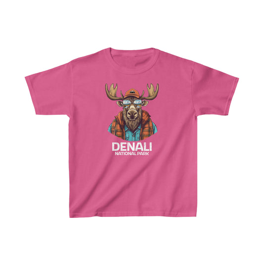 Denali National Park Child T-Shirt - Cool Moose