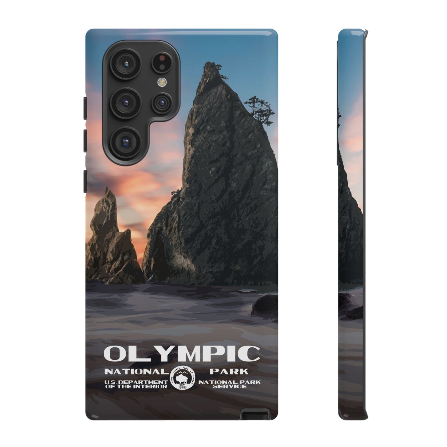 Olympic National Park Phone Case - WPA Style